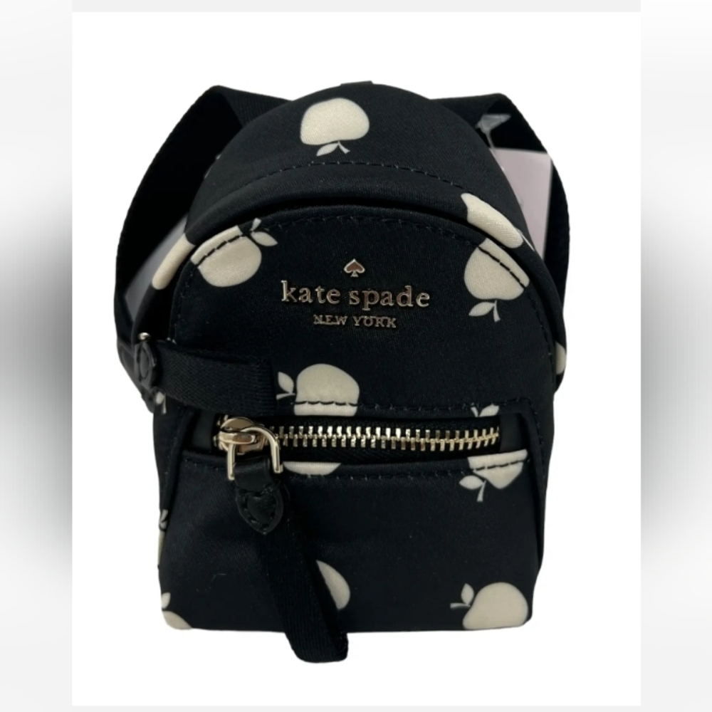 NWT Kate Spade Chelsea Micro Apple Mini Backpack Coin Purse Keychain Bag Charm
